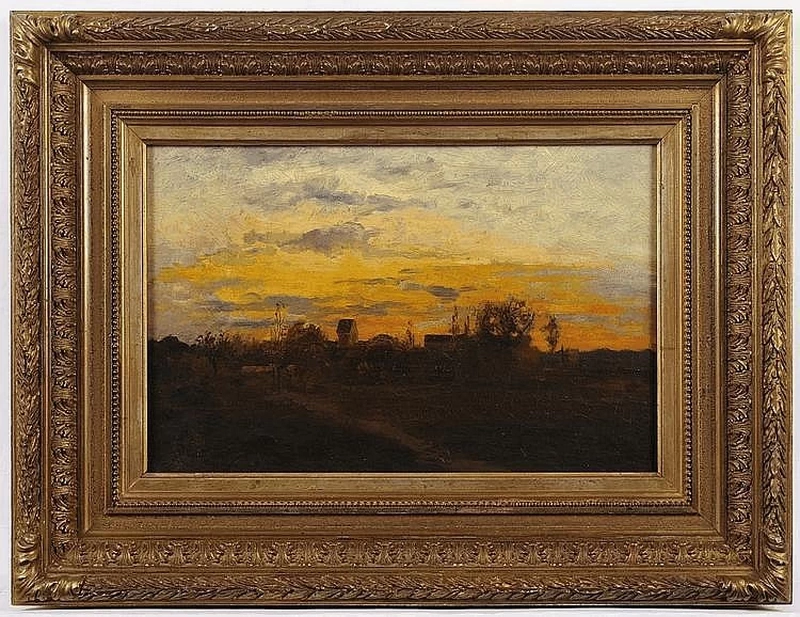 Tramonto a Fontainebleau